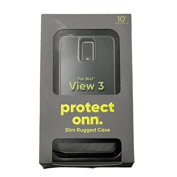 BLU View 3  Protect Onn Slim Rugged Phone Case New In Box - Picture 1 of 2